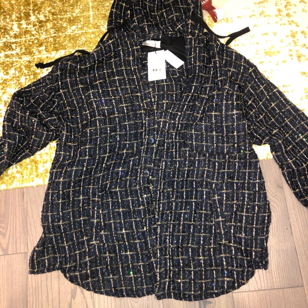 Faith Connextion Tweed Over Shirt